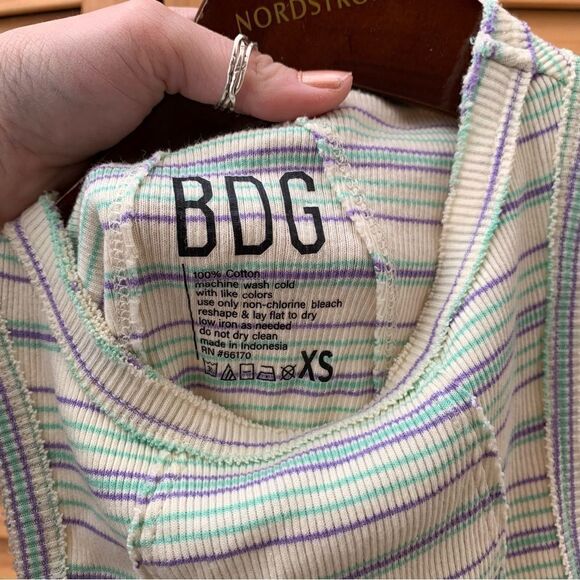 BDG Urban Outfitters Striped Tank Top XS - Picture 2 of 5
